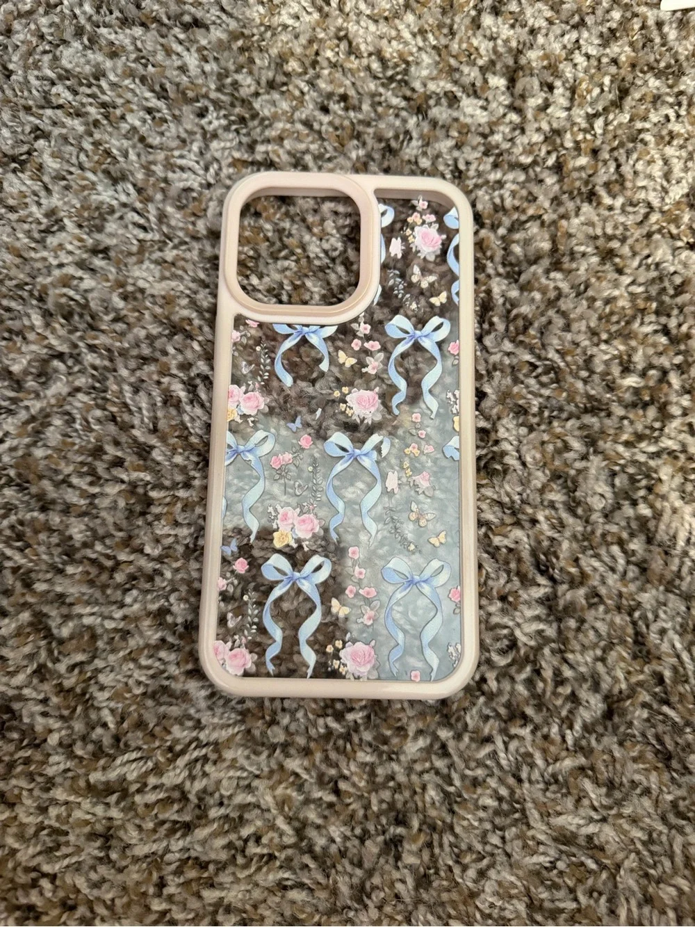 iPhone 13 Pro Max pink bow phone case